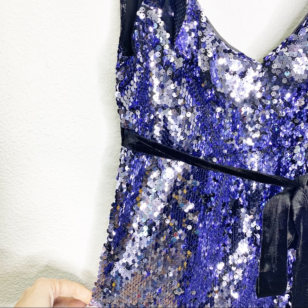 NWT Free People Sequin Siren Mini Dress - Picture 4 of 6